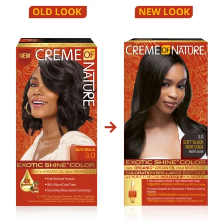 Creme Of Nature Hair Dye(Soft Black)