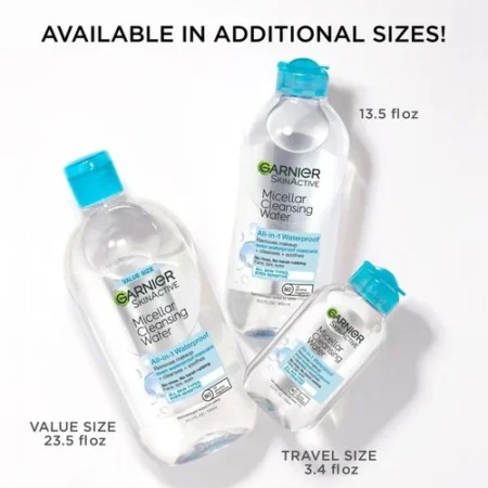 Garnier Micellar Cleansing Water All-in-1 Waterproof Makeup Remover - Image 2