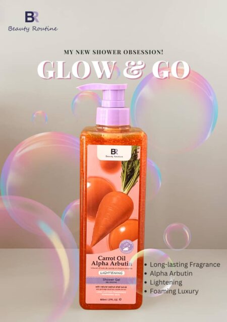 Beauty Routine Carrot Oil and Alpha Arbutin Body Wash